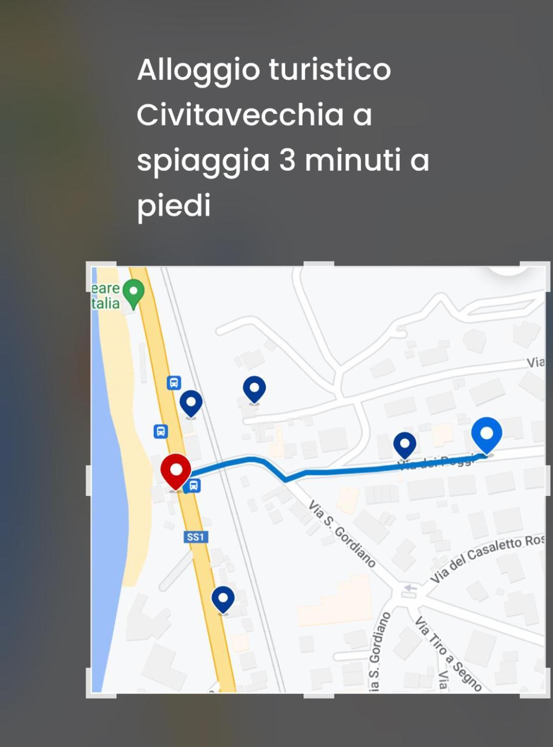 B&B Civitavecchia La Casetta Con Giardino Zewnętrze zdjęcie